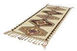 Gabbeh - Qashqai Persian Carpet 332x130 - Picture 2