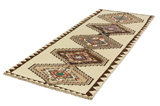 Gabbeh - Qashqai Persian Carpet 332x123 - Picture 2