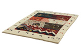 Gabbeh - Qashqai Persian Carpet 206x151 - Picture 2