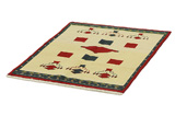 Kashkooli - Gabbeh Persian Carpet 140x101 - Picture 2