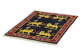 Kashkooli - Gabbeh Persian Carpet 120x83 - Picture 2