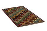 Gabbeh - Bakhtiari Persian Carpet 174x94 - Picture 1