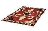 Gabbeh - Qashqai Persian Carpet 200x127 - Picture 2