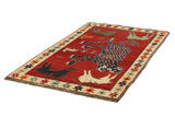 Gabbeh - Qashqai Persian Carpet 206x121 - Picture 2