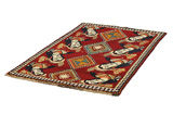 Gabbeh - Qashqai Persian Carpet 190x121 - Picture 2