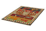 Gabbeh - Qashqai Persian Carpet 155x105 - Picture 2