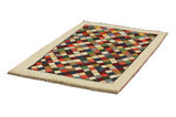 Gabbeh - Bakhtiari Persian Carpet 147x97 - Picture 2