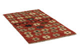 Gabbeh - Qashqai Persian Carpet 160x91 - Picture 1