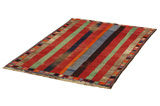Gabbeh - old Persian Carpet 161x106 - Picture 2