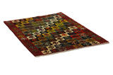 Gabbeh - Bakhtiari Persian Carpet 129x97 - Picture 1