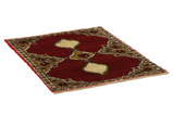 Gabbeh - Qashqai Persian Carpet 119x90 - Picture 1