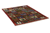 Gabbeh - Bakhtiari Persian Carpet 206x145 - Picture 1