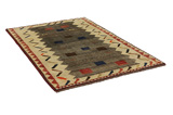 Gabbeh - Qashqai Persian Carpet 232x149 - Picture 1