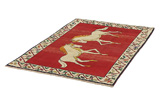 Gabbeh - Qashqai Persian Carpet 199x128 - Picture 2