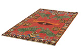 Gabbeh - Qashqai Persian Carpet 212x121 - Picture 2
