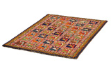 Gabbeh - Bakhtiari Persian Carpet 155x108 - Picture 2