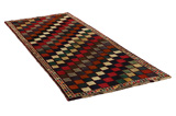 Gabbeh - Bakhtiari Persian Carpet 275x116 - Picture 1