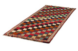 Gabbeh - Bakhtiari Persian Carpet 275x116 - Picture 2