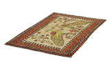 Gabbeh - Qashqai Persian Carpet 164x103 - Picture 2