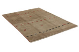 Gabbeh - Qashqai Persian Carpet 190x147 - Picture 1