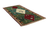 Qashqai - Gabbeh Persian Carpet 227x119 - Picture 1