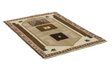 Gabbeh - Qashqai Persian Carpet 132x96 - Picture 1
