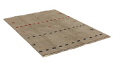Gabbeh - Qashqai Persian Carpet 190x141 - Picture 1