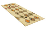 Gabbeh - Qashqai Persian Carpet 312x110 - Picture 1