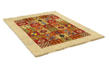 Gabbeh - Bakhtiari Persian Carpet 194x152 - Picture 1