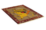 Kashkooli - Gabbeh Persian Carpet 140x104 - Picture 1