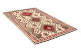 Gabbeh - Qashqai Persian Carpet 235x145 - Picture 1