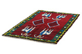 Gabbeh - Qashqai Persian Carpet 165x105 - Picture 2