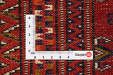 Bokhara - Turkaman Persian Carpet 140x118 - Picture 4