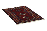 Bokhara - Turkaman Persian Carpet 93x61 - Picture 1