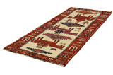 Bakhtiari - Gabbeh Persian Carpet 314x126 - Picture 2
