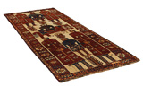 Bakhtiari - Qashqai Persian Carpet 343x137 - Picture 1