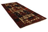 Bakhtiari - Qashqai Persian Carpet 410x163 - Picture 1
