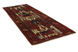 Bakhtiari - Qashqai Persian Carpet 388x147 - Picture 1