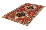 Yalameh - Qashqai Persian Carpet 242x138 - Picture 2