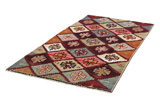 Gabbeh - Bakhtiari Persian Carpet 232x125 - Picture 2