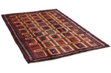 Gabbeh - Bakhtiari Persian Carpet 230x139 - Picture 1