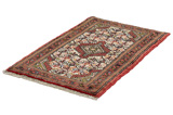 Enjelas - Hamadan Persian Carpet 96x60 - Picture 2