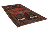Koliai - Kurdi Persian Carpet 330x155 - Picture 1