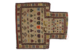Qashqai - Saddle Bag Persian Carpet 52x46 - Picture 1