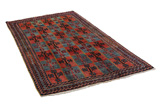 Gabbeh - Qashqai Persian Carpet 221x105 - Picture 1