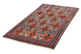 Gabbeh - Qashqai Persian Carpet 221x105 - Picture 2