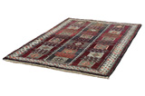 Gabbeh - Bakhtiari Persian Carpet 210x140 - Picture 2