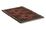 Senneh - Kurdi Persian Carpet 98x60 - Picture 1