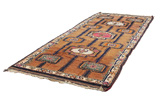 Gabbeh - Qashqai Persian Carpet 355x153 - Picture 2