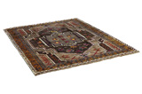 Gabbeh - Qashqai Persian Carpet 198x156 - Picture 1
